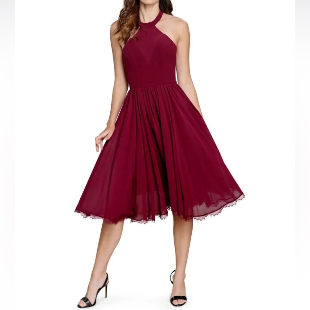 Dress the Population - Giorgia - Burgundy